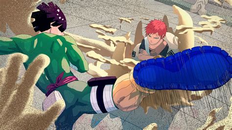 Rock lee vs Gaara 4K HD Naruto.jpeg Wallpapers | HD Wallpapers | ID #116130