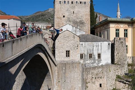 The Mostar Bridge editorial stock photo. Image of site - 63995993