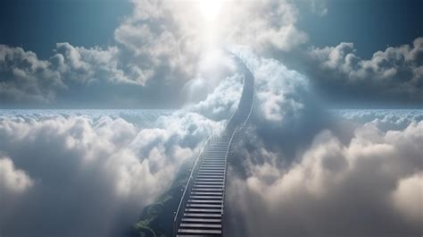 Premium Photo | A stairway to heaven wallpapers and images