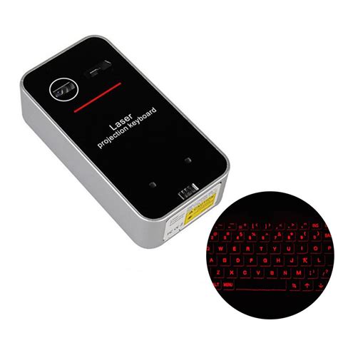 Mini Portable Virtual Laser keyboard and mouse for Ipad Iphone Tablet PC , Bluetooth Projection ...