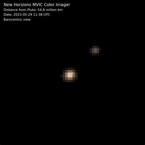 NASA’s New Horizons captures the first color movies of Pluto and Charon (2015-06-22) - The ...