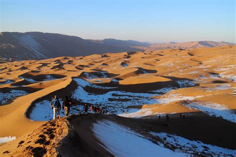 Badain Jaran desert trek - camels caravan - Travel Stone agency