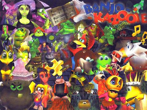 Banjo Kazooie Collage by etherealwings89 on DeviantArt | Banjo kazooie, Banjo, Classic games