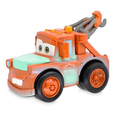 Disney Pixar Cars Talking & Sounds Tow Mater with Pop-up Hood & Push and Go Truck - Walmart.com