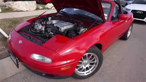 Mazda Miata MX-5 - V8 Ford 5.0 Swap - YouTube