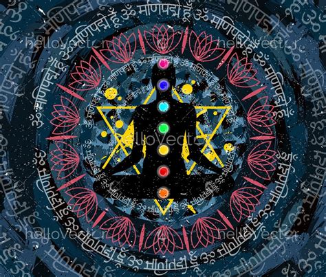 Chakra Meditation Painting - Download Graphics & Vectors | Painting ...