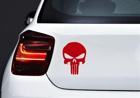 Punisher Vinyl Decal Sticker | Etsy