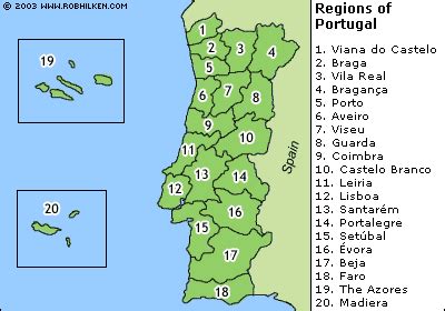 Images and Places, Pictures and Info: portugal map regions