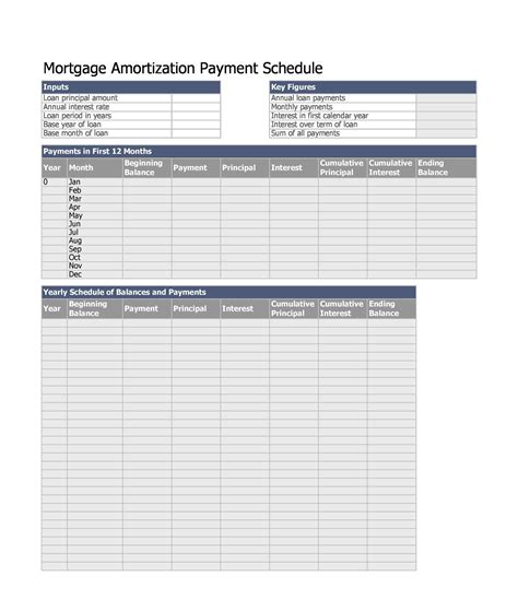 28 Tables to Calculate Loan Amortization Schedule (Excel) ᐅ TemplateLab