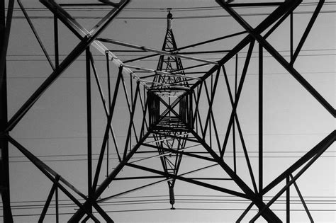 Powerline tower | Industrial Stock Photos ~ Creative Market