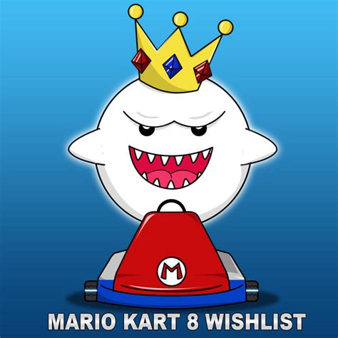 King Boo Mario Kart 8 Wishlist Instagram by animatedtdot on DeviantArt