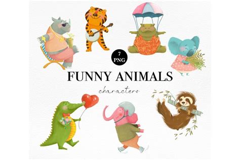 Funny Animals clipart, Cute Cartoon Animal (2139719)