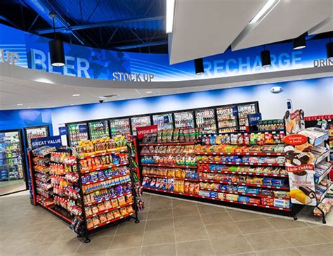 Murphy Express convenience store tour inside lighting | Supermarket ...