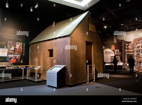 The cabin of Ted Kaczynski, the "Unabomber Stock Photo - Alamy