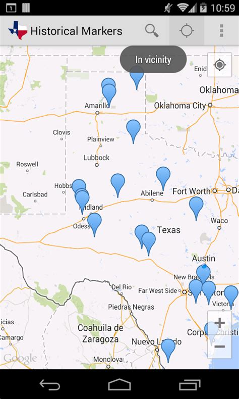 Map Of Texas Historical Markers - Middle East Political Map