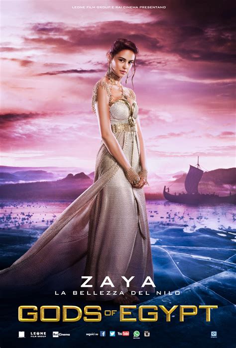 Gods of Egypt: Courtney Eaton nel character poster italiano di Zaya ...