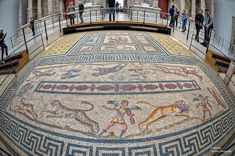 The Orpheus mosaic floor from Miletus (Pergamon Museum). B… | Flickr