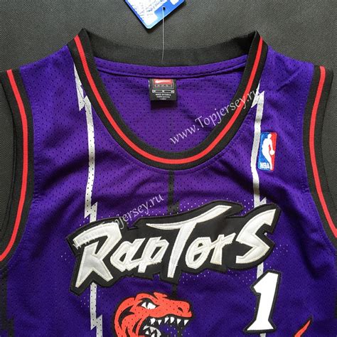 Toronto Raptors Printing Purple #1 NBA Jersey-Toronto Raptors| topjersey