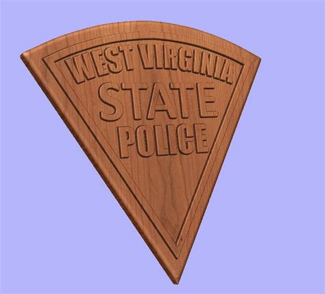 West Virginia State Police logo patch 3d carving | Etsy | West virginia ...