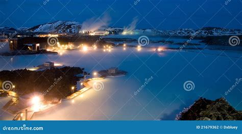 Blue Lagoon at Night stock photo. Image of iceland, night - 21679362