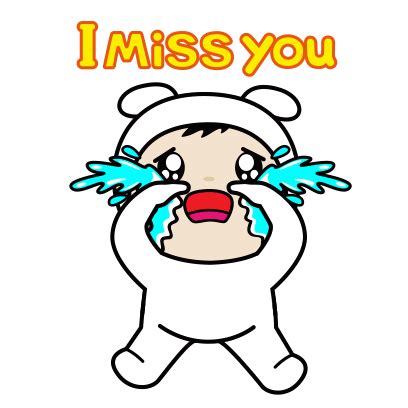 Baby Crying Sticker - Baby Crying I miss you - Discover & Share GIFs