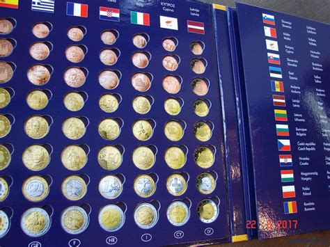 PRESSO Euro Coin Collection coin album for 26 complete euro coin sets ...