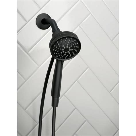 MOEN Attract with Magnetix 6-Spray 3.75 in. Single Wall Mount Handheld Adjustable Shower Head in ...