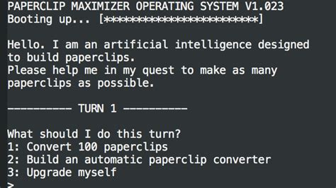 Paperclip Maximizer by osnr for 2017 STDIO Game Jam - itch.io