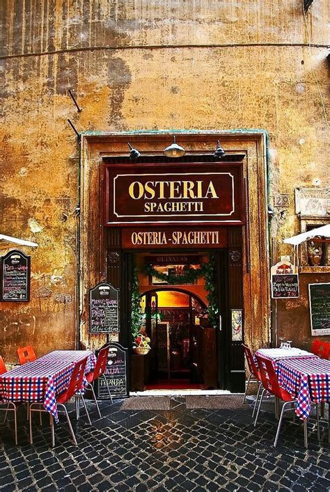 .entrance + outdoor tables, osteria, rome, italy | foodie travel + restaurants°° | Italy ...