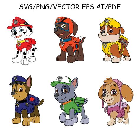 Paw Patrol Characters Printables