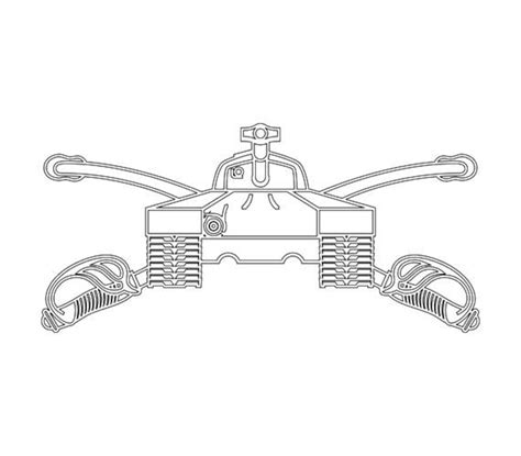 US Army Armor Branch Insignia Vector Files Dxf Eps Svg Ai Crv - Etsy