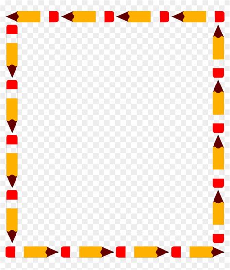 Pencil Border Design - Graphic design pencil, pencil ornament borders ...