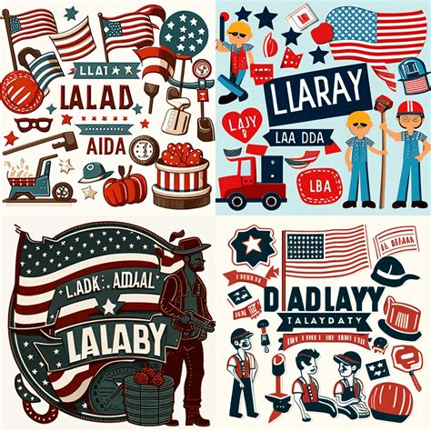 Labor Day Clipart Free – MasterBundles