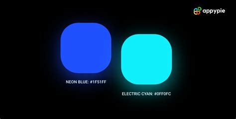 Neon Colors Blue