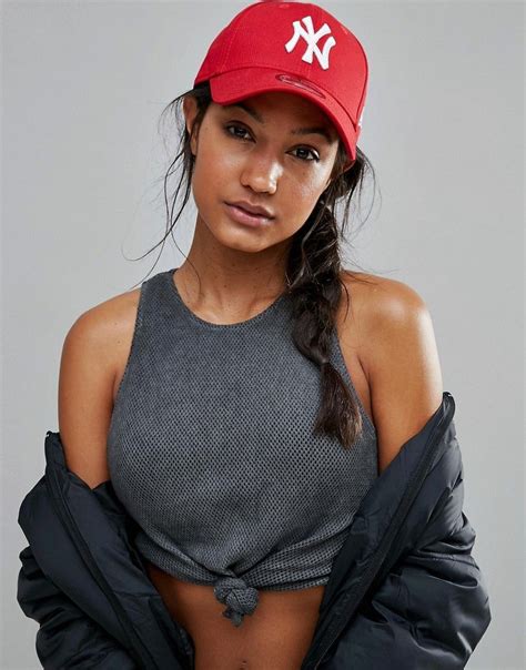 New Era NY 9Forty Red Cap - Red | Latest fashion clothes, Baseball cap outfit, Outfits with hats