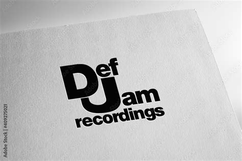 Def Jam recordings logo editorial illustrative, on screen Stock Photo ...