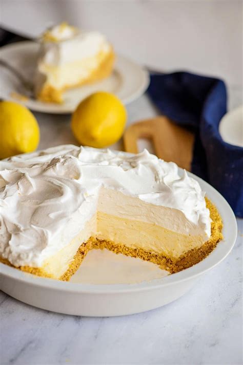 Lemon Chiffon Pie - a Creamy Custard Pie- Boulder Locavore