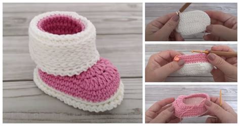 26 Simple Free Crochet Baby Booties For Beginners - Crochet Kingdom