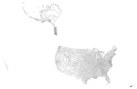 USGS Small-scale Dataset - 1:1,000,000-Scale County Boundary Lines of ...