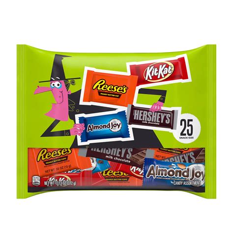 Hershey's, Reese's, Kit Kat, & Almond Joy Assorted Chocolate Snack Size Halloween Candy - Shop ...