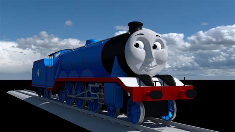 Gordon The Big Blue Engine Render by Thatotherdude1 on DeviantArt