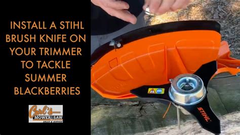 Stihl FS55 RC Blade Install And Re-Grease How To, 45% OFF