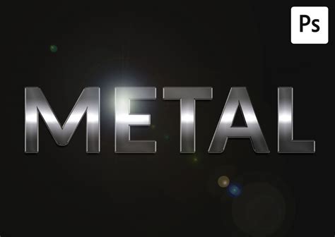 The Metal Text Effect In Photoshop (3 Easy Styles)