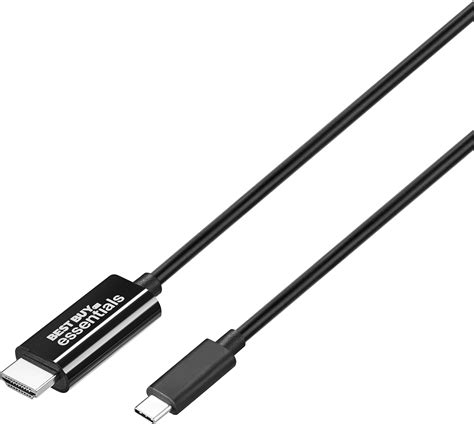 Customer Reviews: Best Buy essentials™ 6' USB-C to HDMI Cable Black BE ...