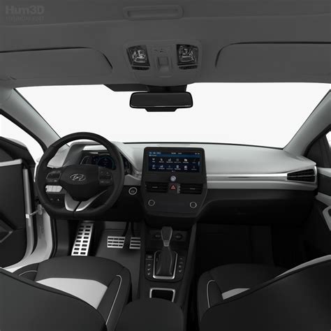 Hyundai Ioniq hybrid with HQ interior 2022 3D model - Vehicles on Hum3D