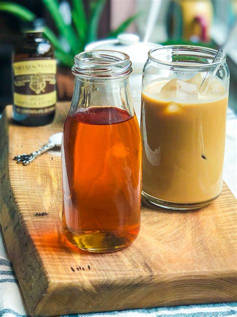 Salted Caramel Coffee Syrup - A Healthy Makeover