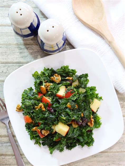 Fruity & Nutty Massaged Kale Salad - The Vegan Atlas