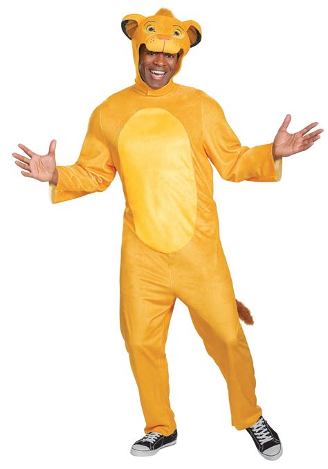 Lion King Animated Adult Simba Jumpsuit Costume | ubicaciondepersonas.cdmx.gob.mx