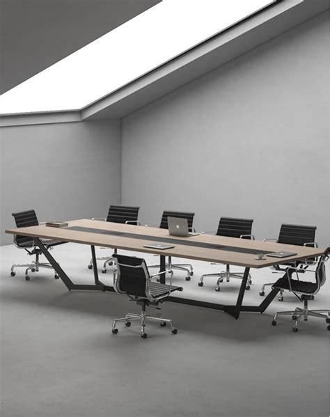 Diamond Steel Frame Modern Meeting Table | Workspace Office Furnitu...