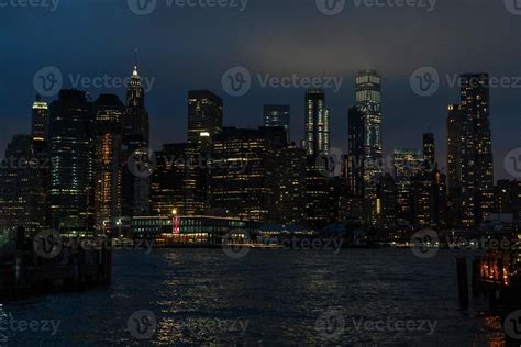 new york night view from brooklyn 18762204 Stock Photo at Vecteezy